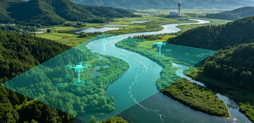 章贡区GEO 全域空间监测筑牢生态屏障，空间技术支撑环境治理与灾害防御